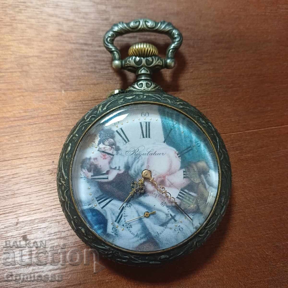 Licitație Ceas de buzunar erotic Regulatour Licitație Ceas de buzunar erotic Regulatour
