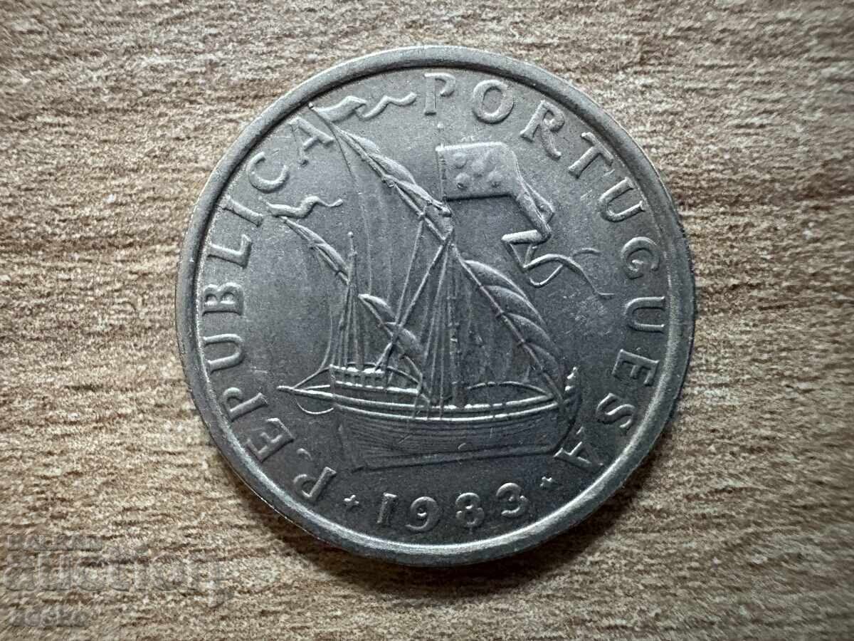 Portugal - 5 Escudos (1983) with price 0.35 BGN | € 0.18