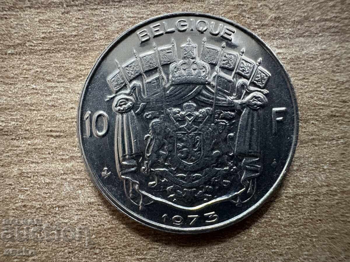 Belgia - 10 franci (1973) - BELGIQUE Belgia - 10 franci (1973) - BELGIQUE