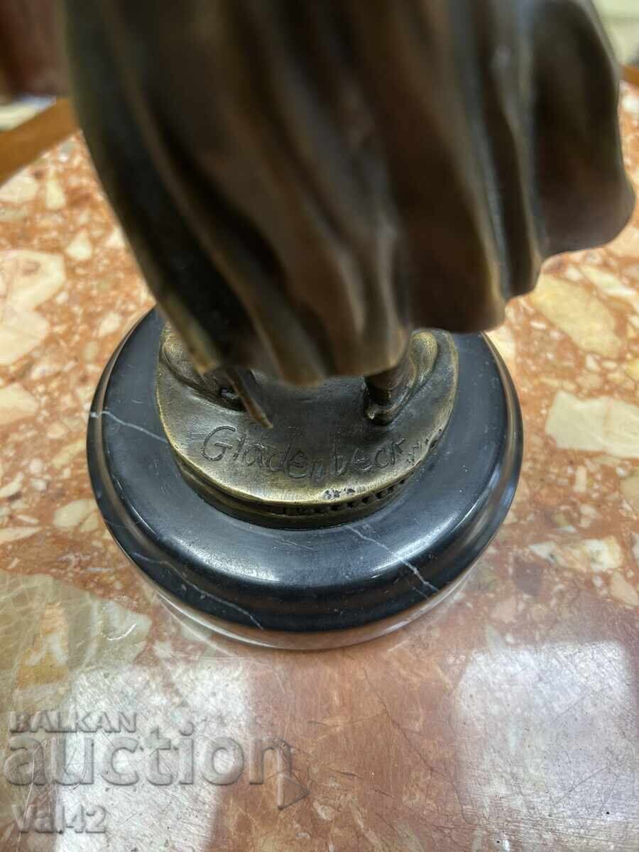 Bronze figure "Marshal Michel Ney" - signed Gladenbeck with price 81.00 BGN | € 41.41