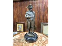 Bronze Figure "Napoleon Bonaparte" - Signed Carleaux