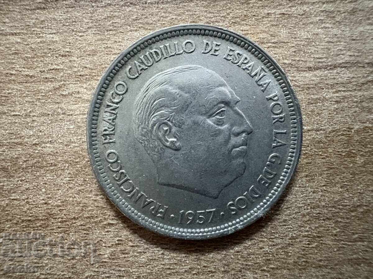 Ισπανία - 50 πεσέτες (1957) (59) με τιμή 0.85 BGN | € 0.43 Ισπανία - 50 πεσέτες (1957) (59) με τιμή 0.85 BGN | € 0.43