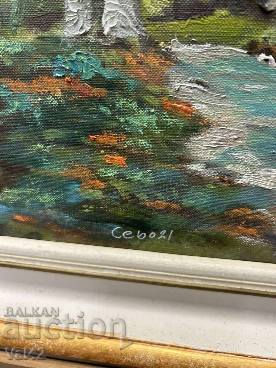 Delivery of Landscape with river and birch trees - Cebol Delivery of Landscape with river and birch trees - Cebol