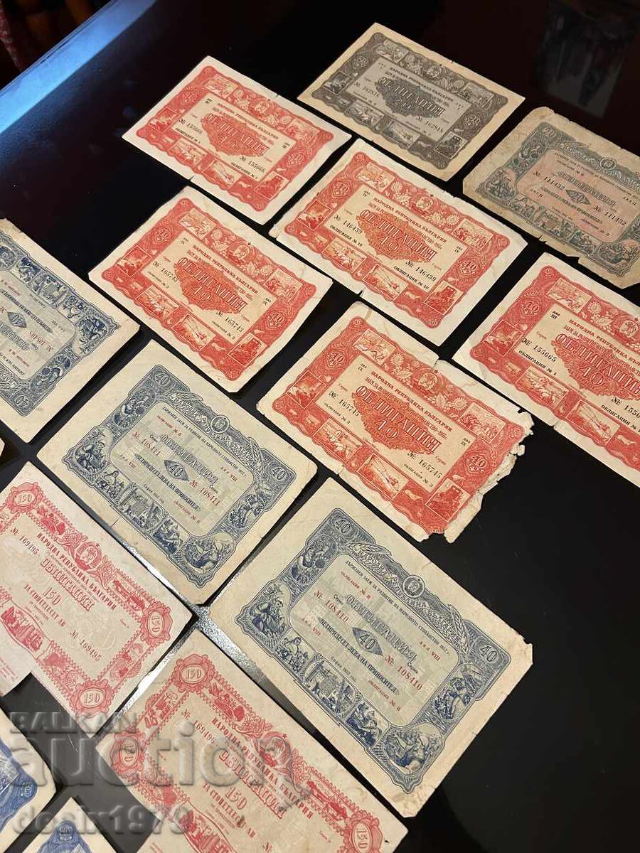 Licitație Lot de obligațiuni - 16 bucăți Licitație Lot de obligațiuni - 16 bucăți