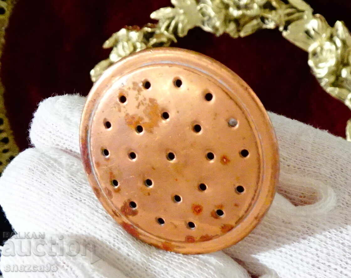 Медна лейка с душ 1 литър,перфектна. - 6