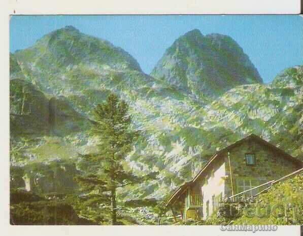 Картичка  България  Рила Хижа "Мальовица" 2**