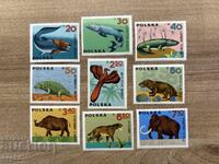 Πολωνία - Προϊστορικά ζώα (1966) MNH
