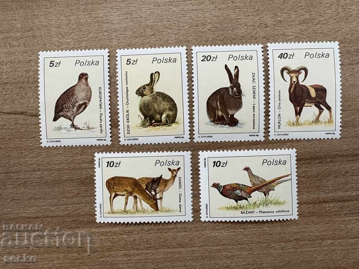 Polonia - Câini (1986) MNH