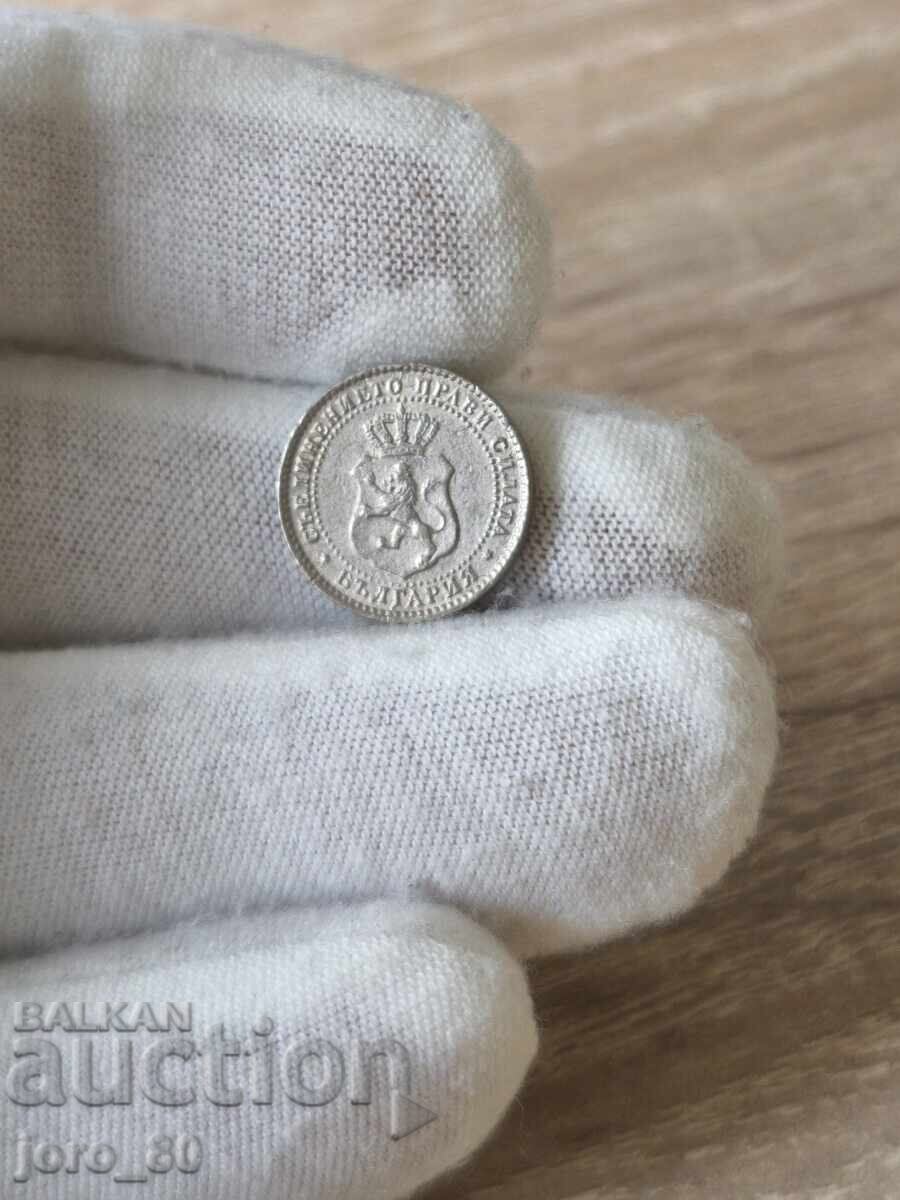 2 1/2 stotinki 1888 Βουλγαρία με τιμή 120.00 BGN | € 61.36