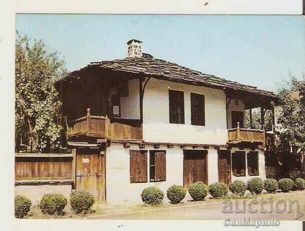 Carte poștală Bulgaria s. Goliam izvor, Loveci, Casă-muzeu V. Levski 2