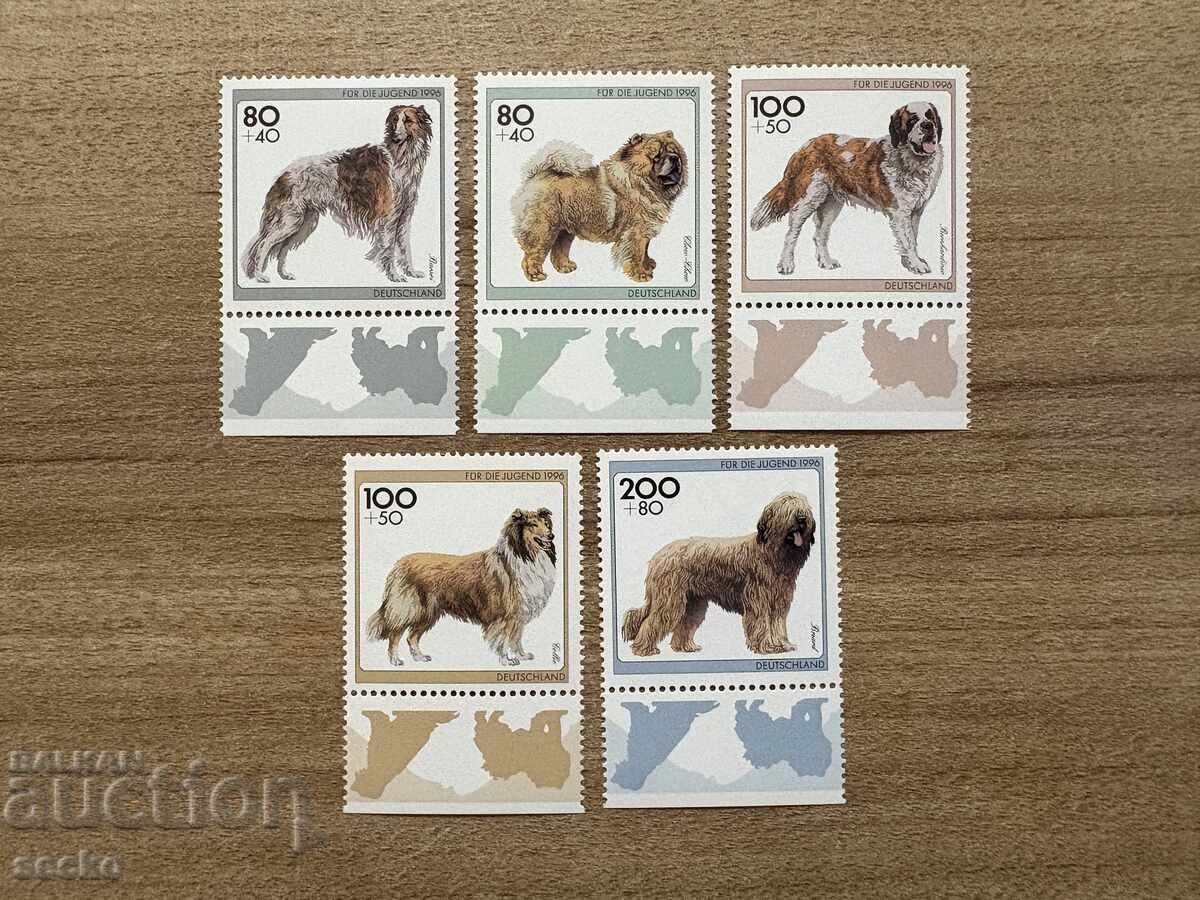 Germany - Charity Stamps - Dogs (1996) MNH