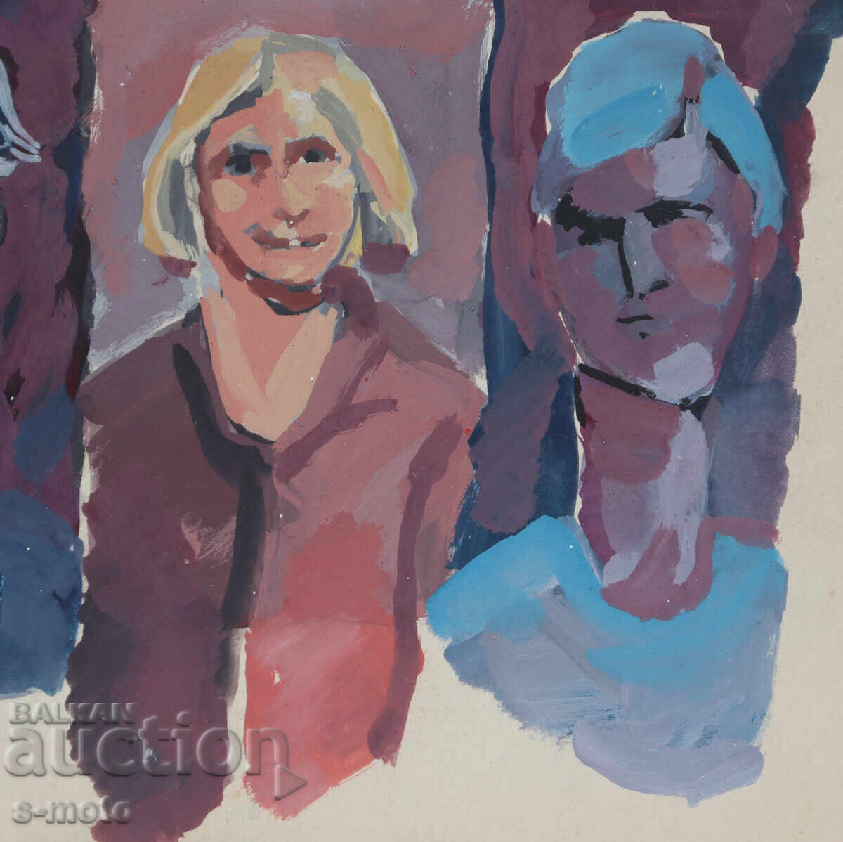 Old painting, figurative composition, portrait - 6