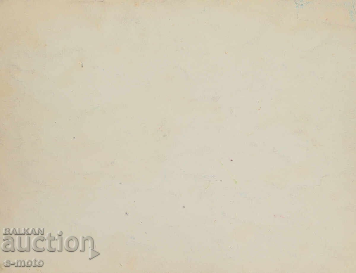 Old painting of a mountain landscape - 7