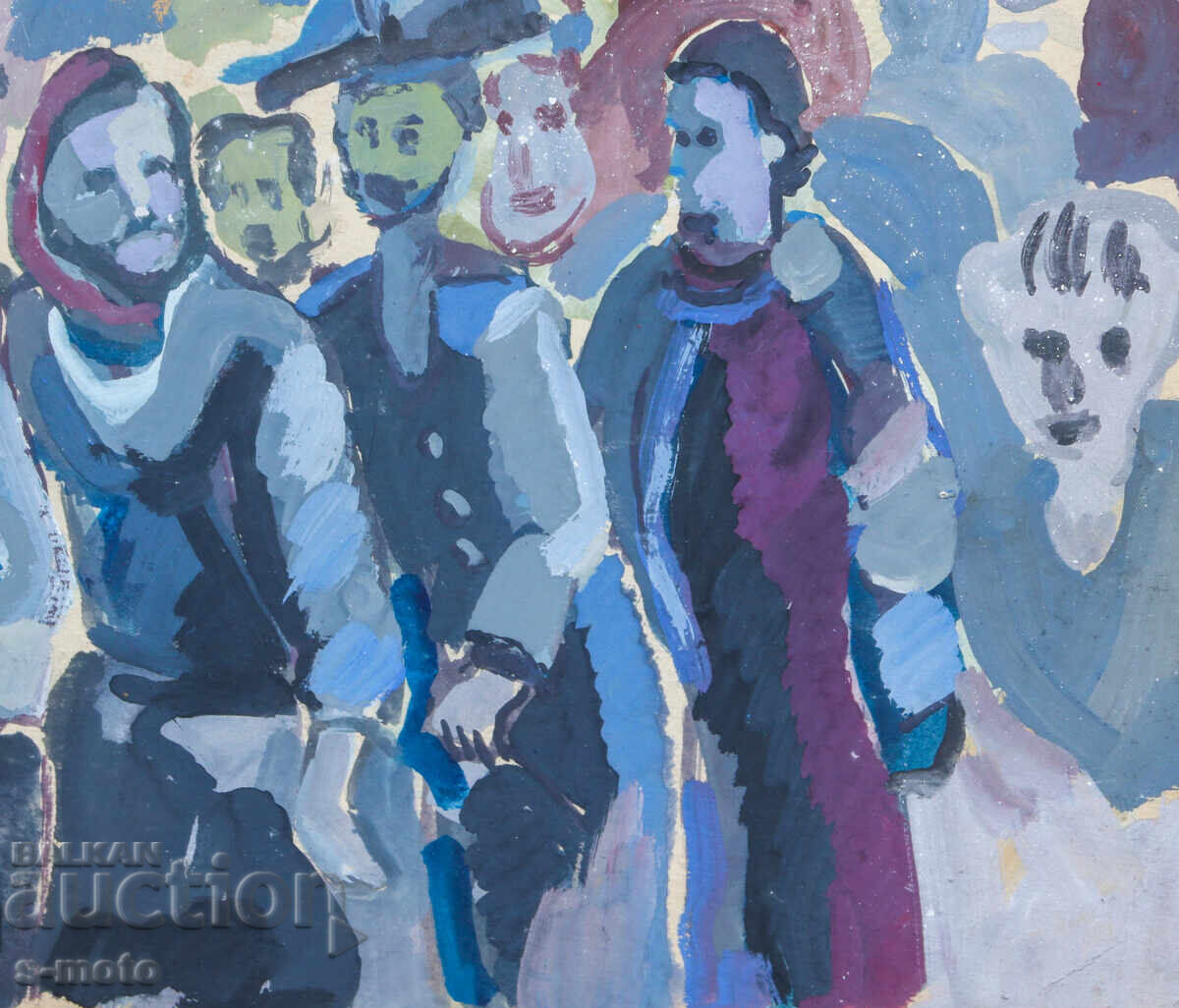 Old painting, figurative composition, portrait - 5