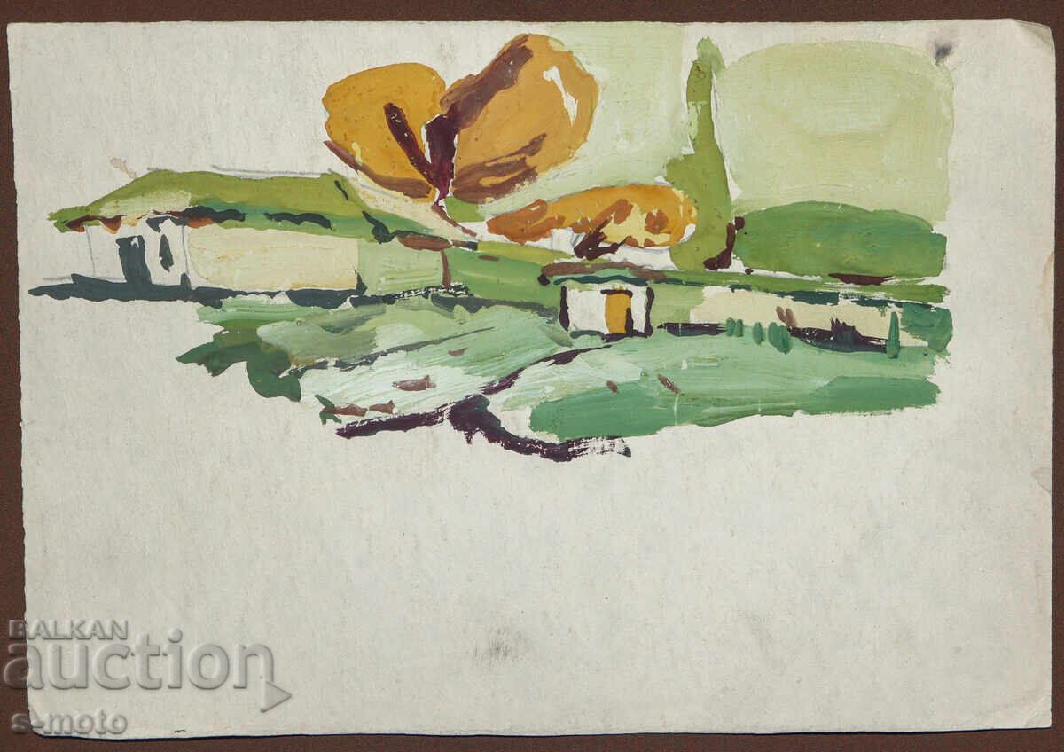 Old landscape painting with price 140.00 BGN | € 71.58 Old landscape painting with price 140.00 BGN | € 71.58