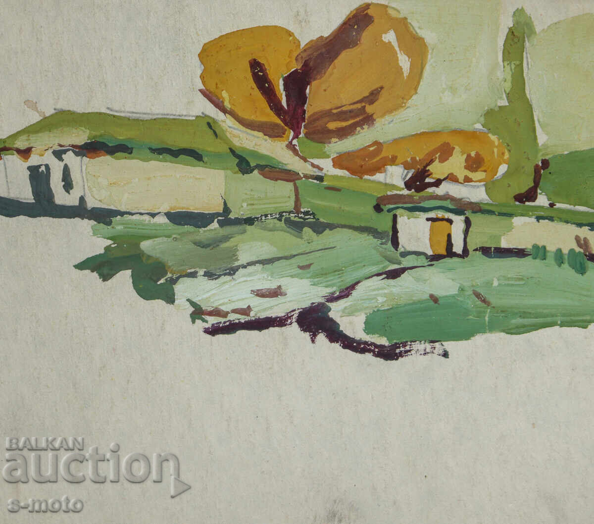 Delivery of Old landscape painting Delivery of Old landscape painting