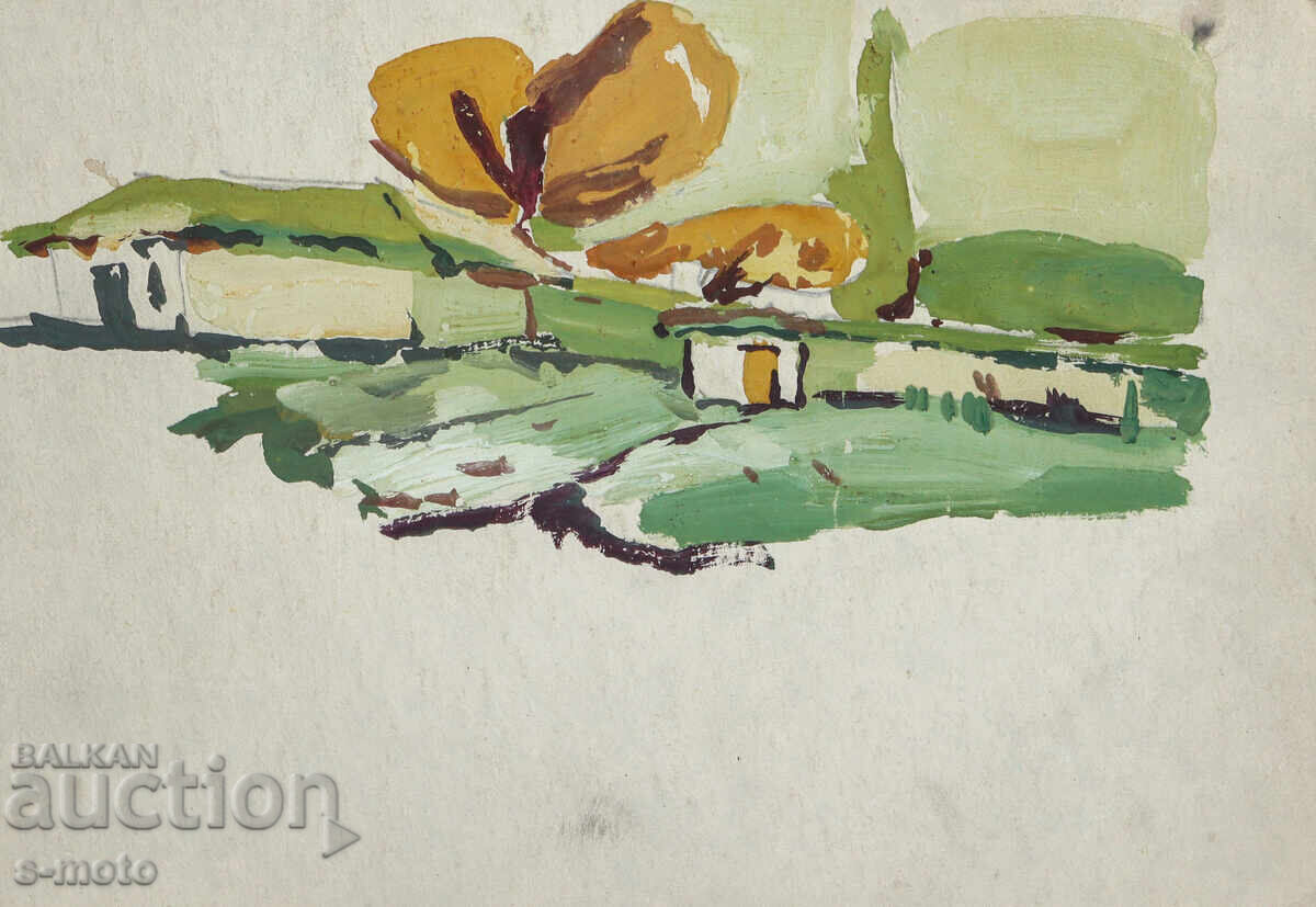 Old landscape painting Old landscape painting