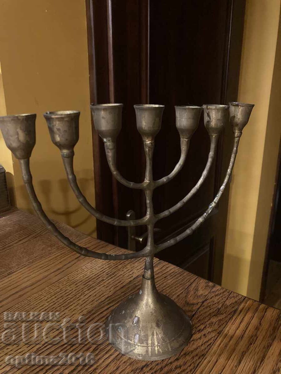 Εβραϊκός κηροπήγιο με τιμή 38.00 BGN | € 19.43