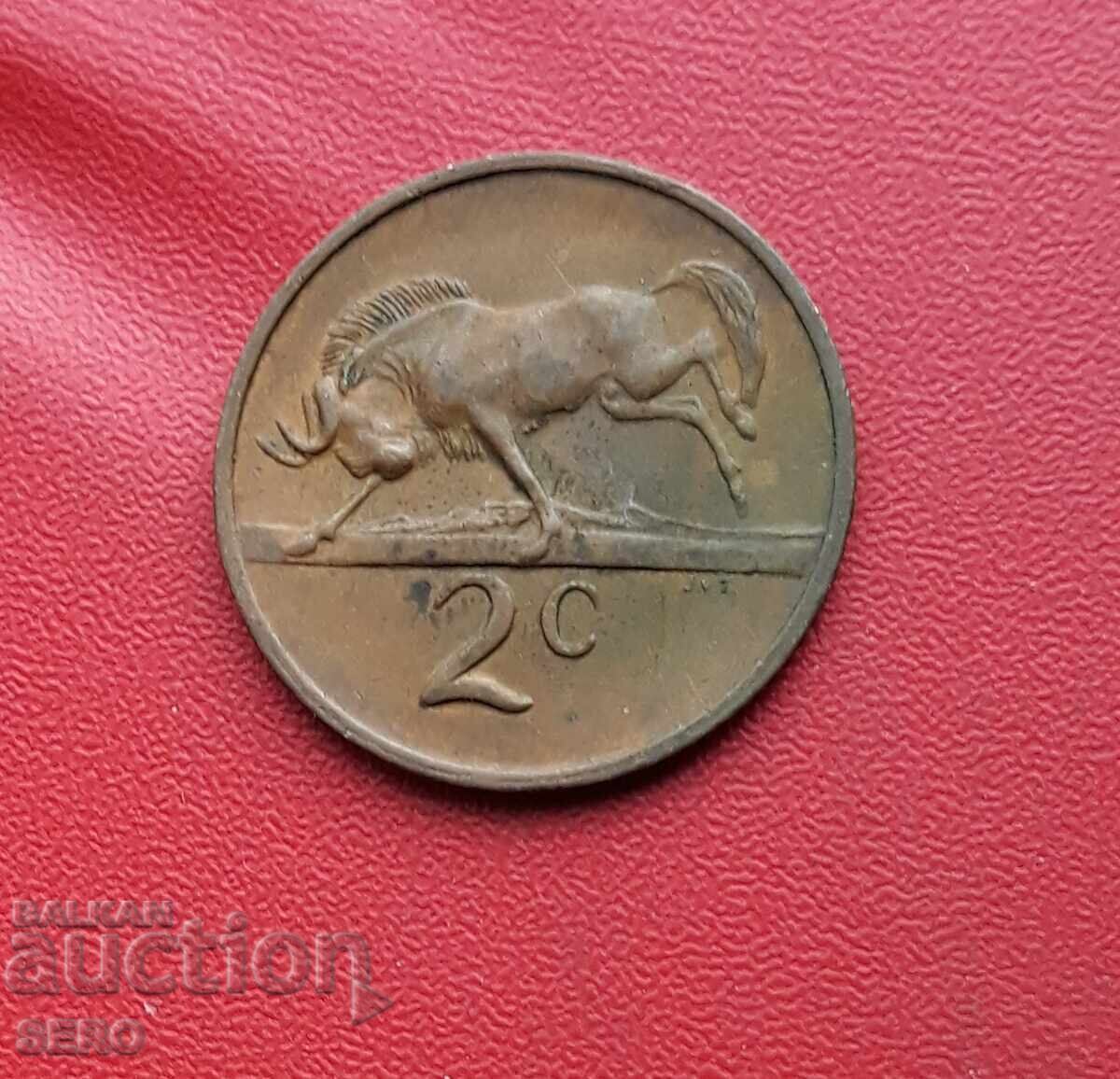 Южна Африка-2 цента 1970 Южна Африка-2 цента 1970