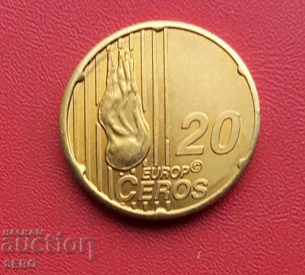 Βατικανό - 20 λεπτά Ευρώ 2006 - Δοκιμαστικό Βατικανό - 20 λεπτά Ευρώ 2006 - Δοκιμαστικό