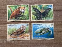 ONU Viena - Animale pe cale de dispariție (1998) MNH