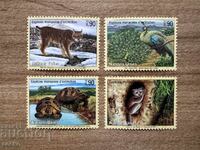 ONU Geneva - Animale pe cale de dispariție (2001) MNH