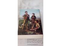 Ευχετήρια Κάρτα Otto Horreishy Νέο Τραγούδι 1900