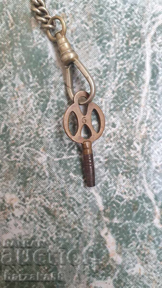 Αρχαίο ρολόι τσέπης με κλειδί με τιμή 80.00 BGN | € 40.90 Αρχαίο ρολόι τσέπης με κλειδί με τιμή 80.00 BGN | € 40.90