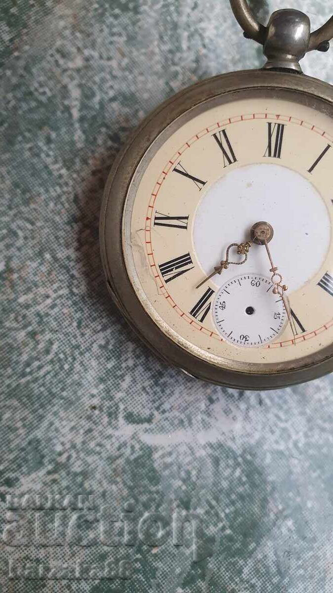Παράδοση Αρχαίο ρολόι τσέπης με κλειδί Παράδοση Αρχαίο ρολόι τσέπης με κλειδί