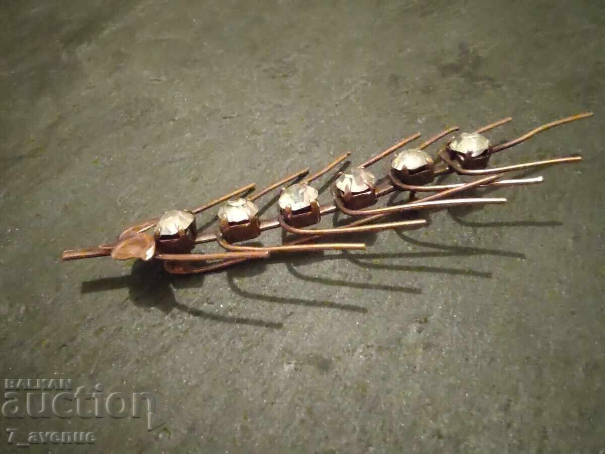 Very old, very beautiful brooch with gold plating 12.11.2025 with price 199.00 BGN | € 101.75