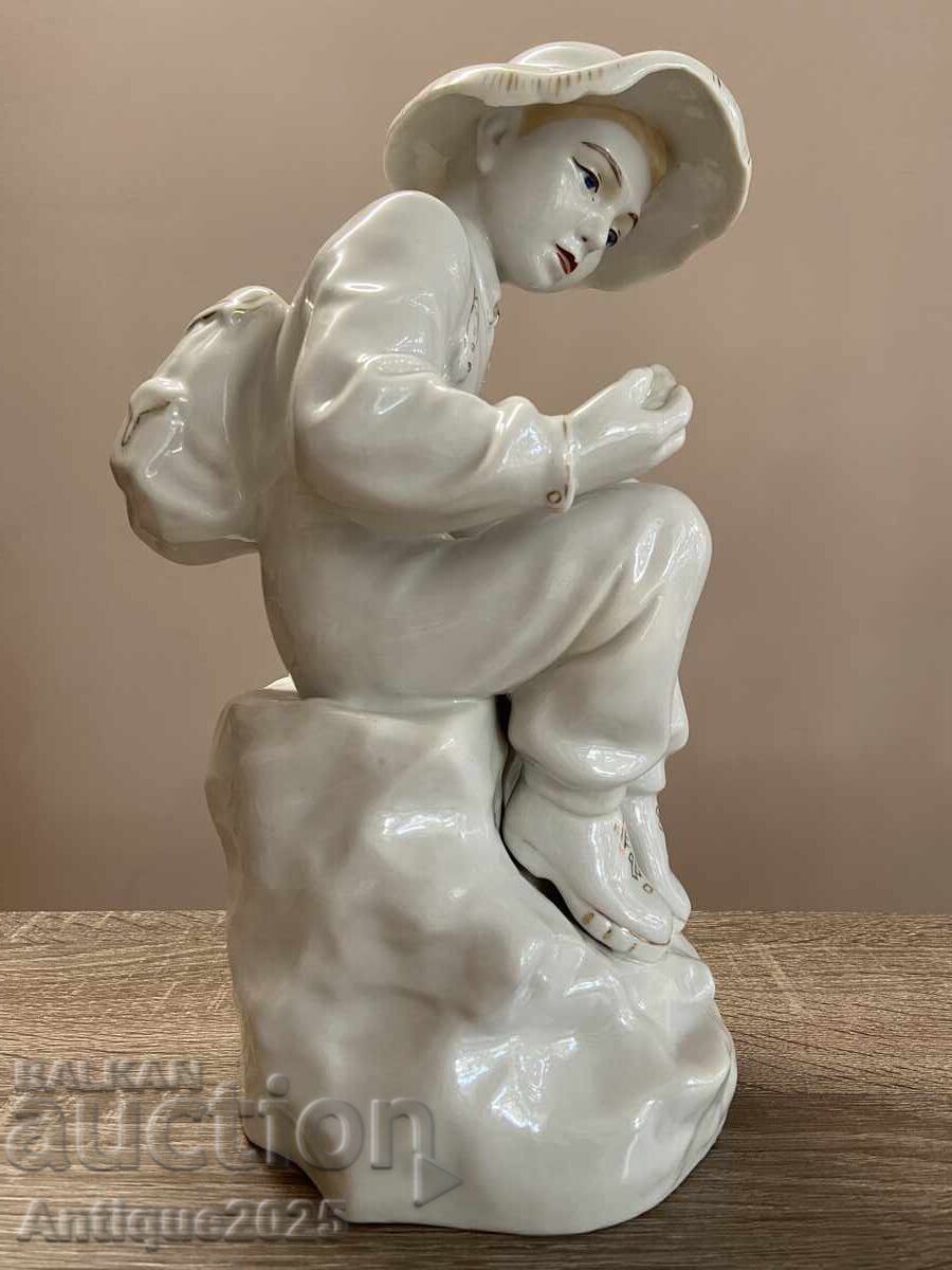 Πορσελάνινο ειδώλιο "Νέος γεωλόγος" - 5