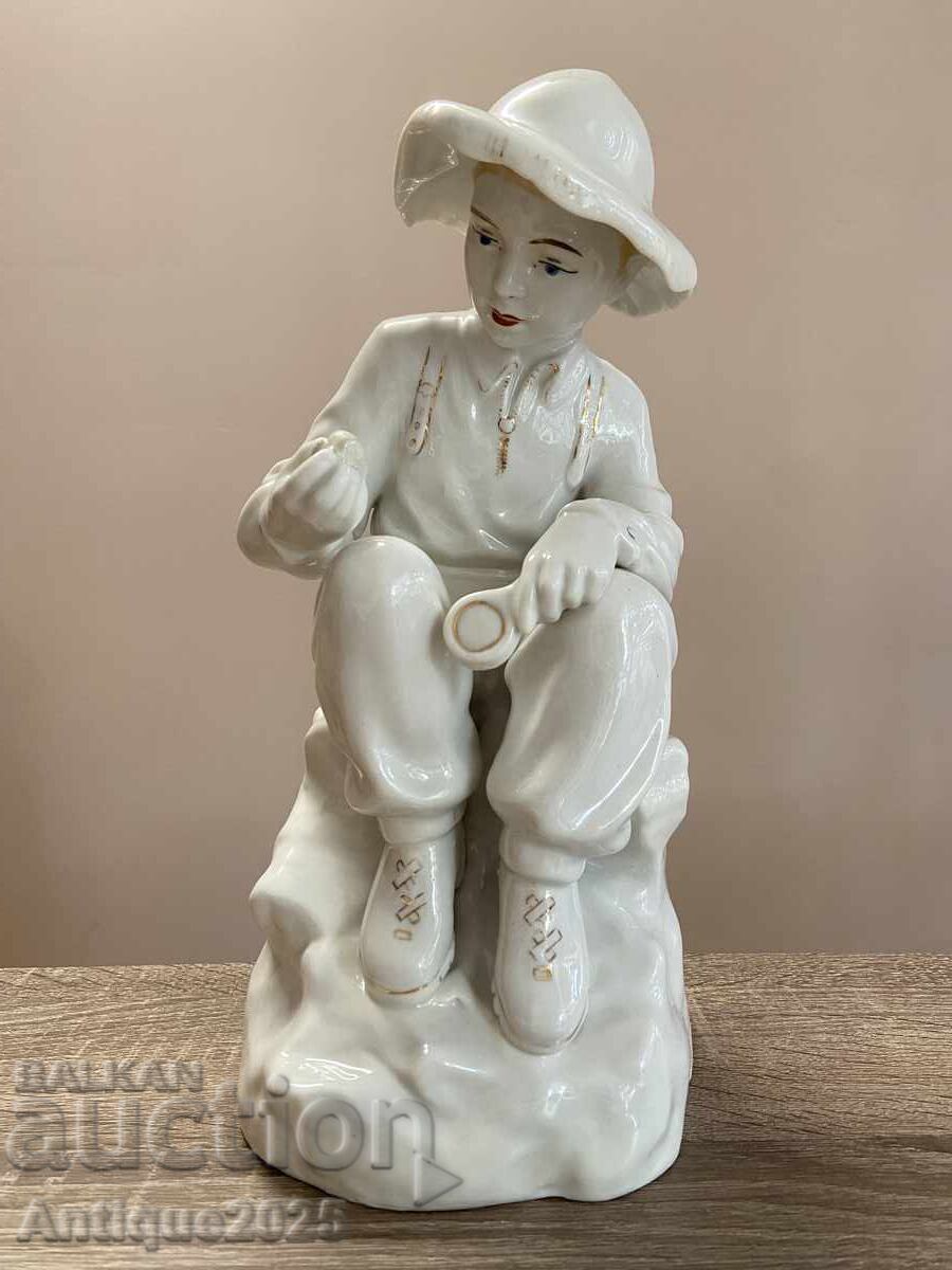 Πορσελάνινο ειδώλιο "Νέος γεωλόγος"