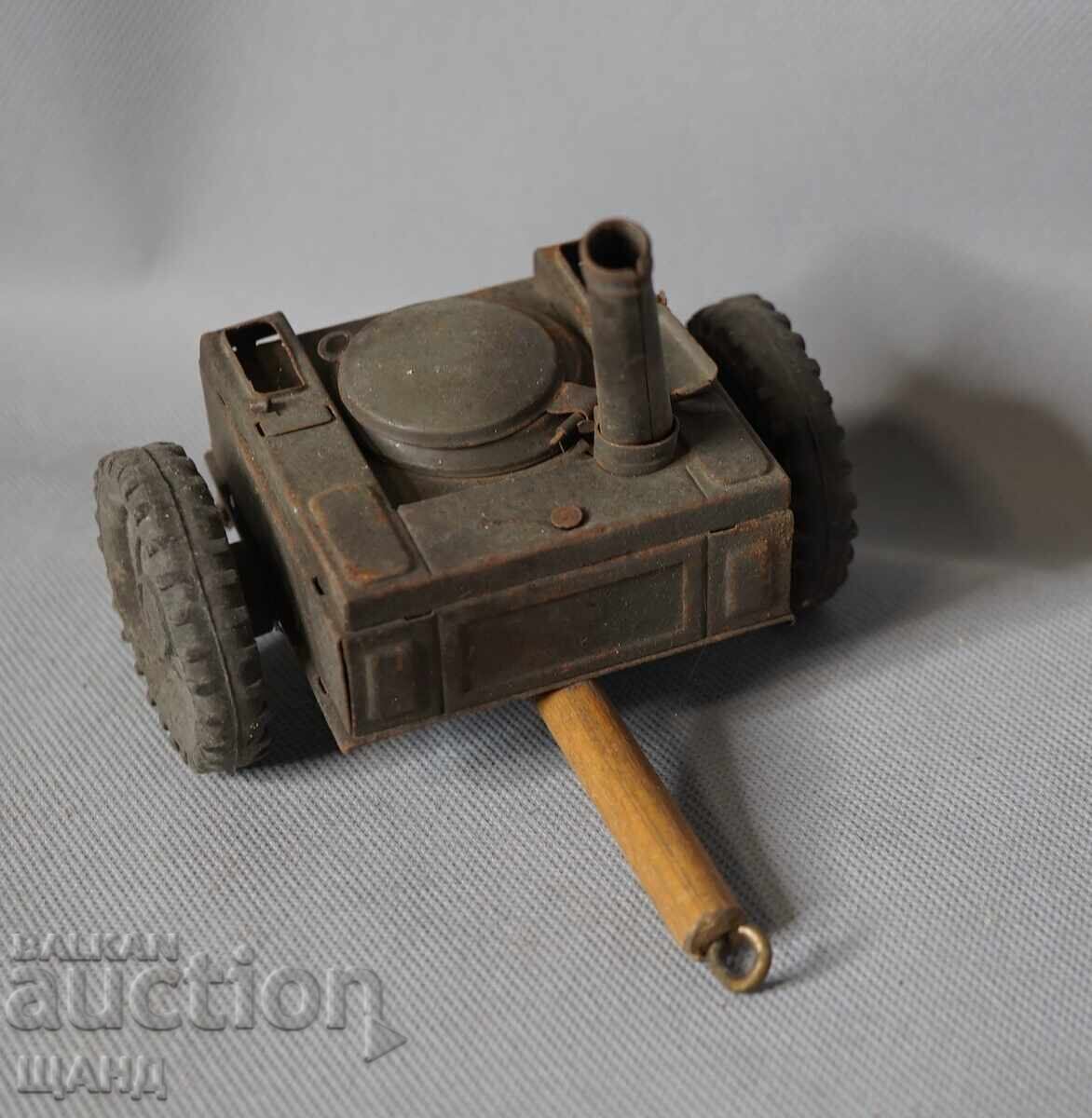 HAUSSER Old German Military Metal Toy Field Kitchen with price 50.35 BGN | € 25.74