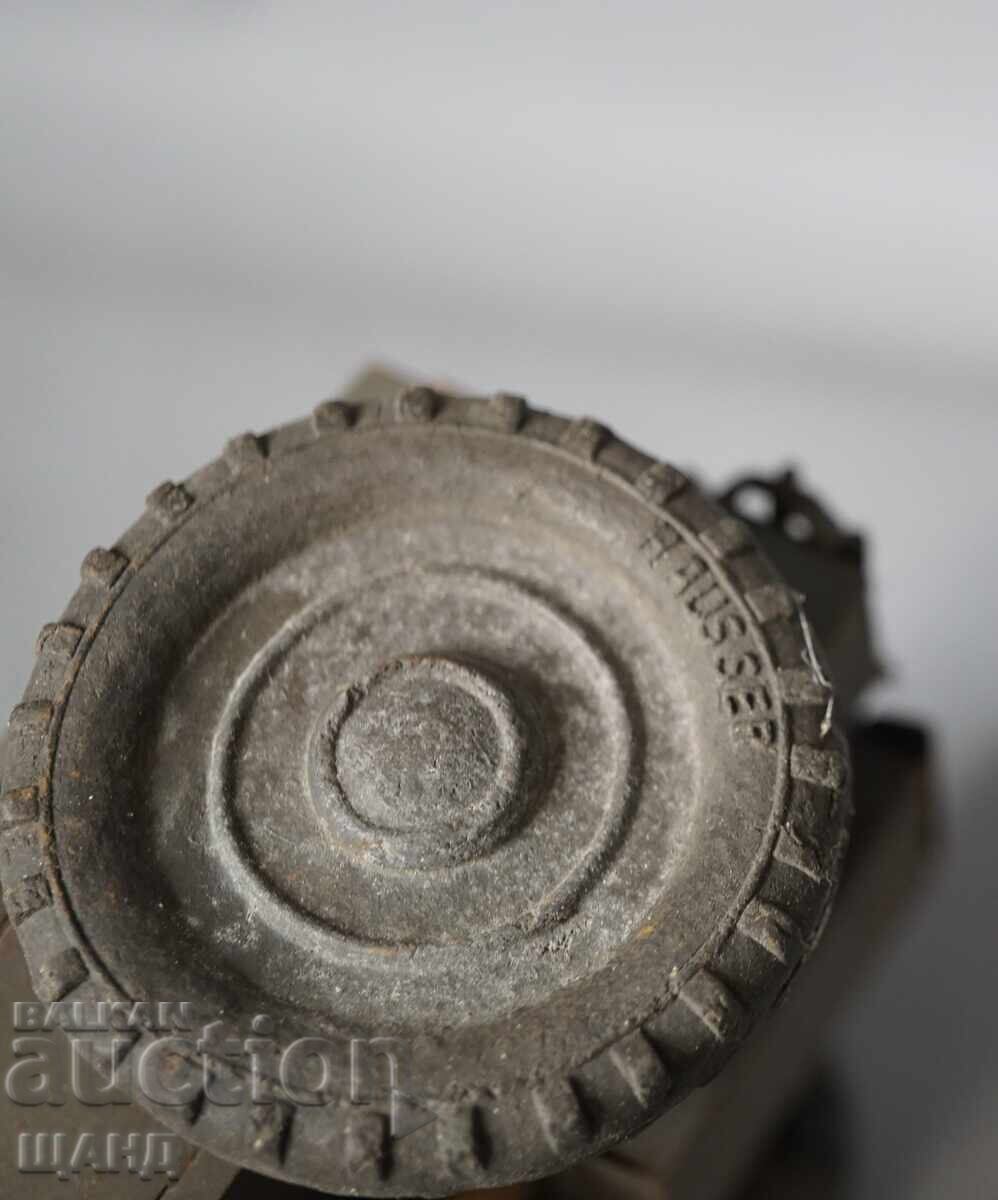 HAUSSER Old German Military Metal Toy Field Kitchen - 6