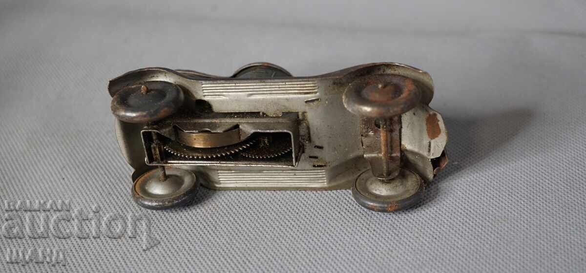 Old German Metal Mechanical Toy Model Tank - 5