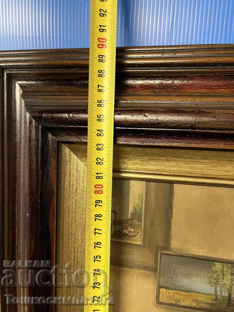 Доставка на Красива картина с маслени бои на платно