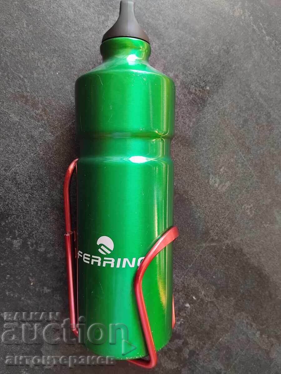 Ferrino παγούρι 0,75L + θήκη παγουριού για ποδήλατο