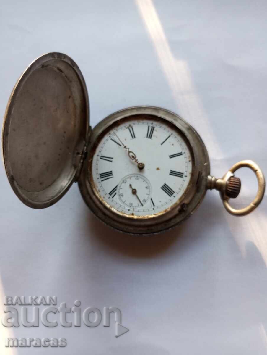 Δημοπρασία Ασημένιο ρολόι τσέπης Δημοπρασία Ασημένιο ρολόι τσέπης