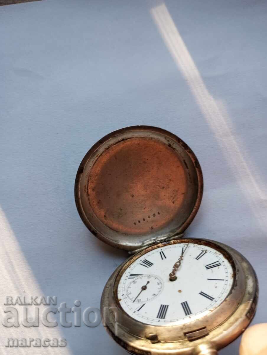 Παράδοση Ασημένιο ρολόι τσέπης Παράδοση Ασημένιο ρολόι τσέπης