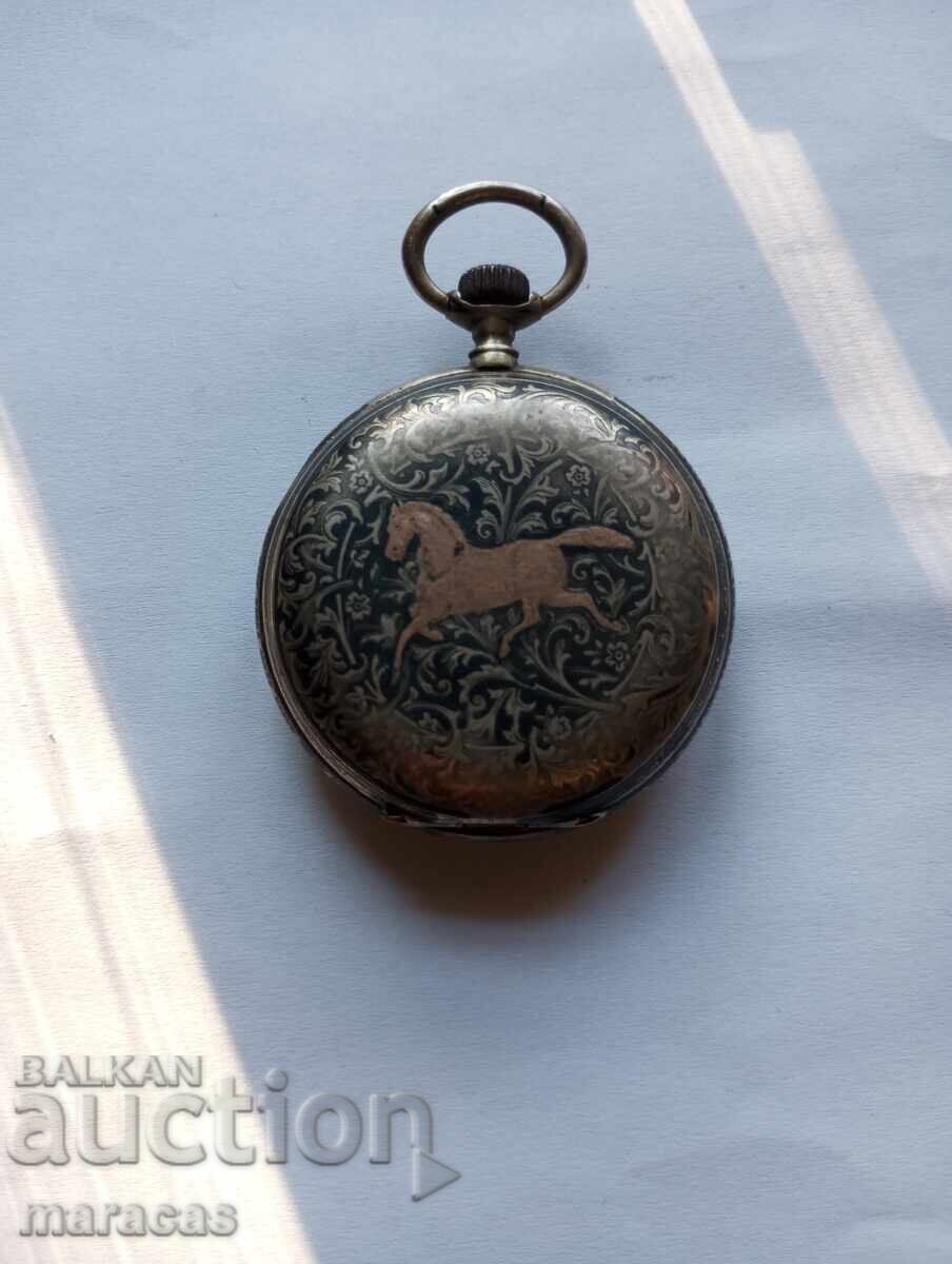 Ασημένιο ρολόι τσέπης Ασημένιο ρολόι τσέπης