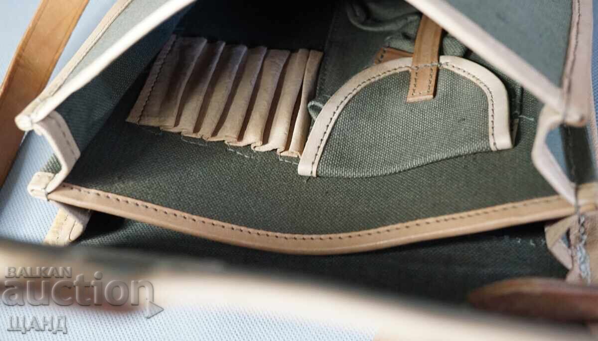 Delivery of Old Military Textile Bag for Secret Documents and Maps Delivery of Old Military Textile Bag for Secret Documents and Maps