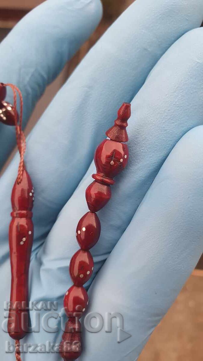 Licitație Mătănii de chihlimbar Chihlimbar cu argint Licitație Mătănii de chihlimbar Chihlimbar cu argint