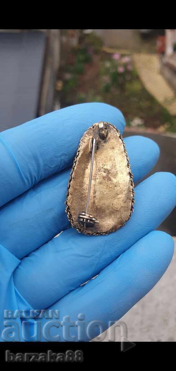 Δημοπρασία Ασημένιο κολιέ με Μαλαχίτη