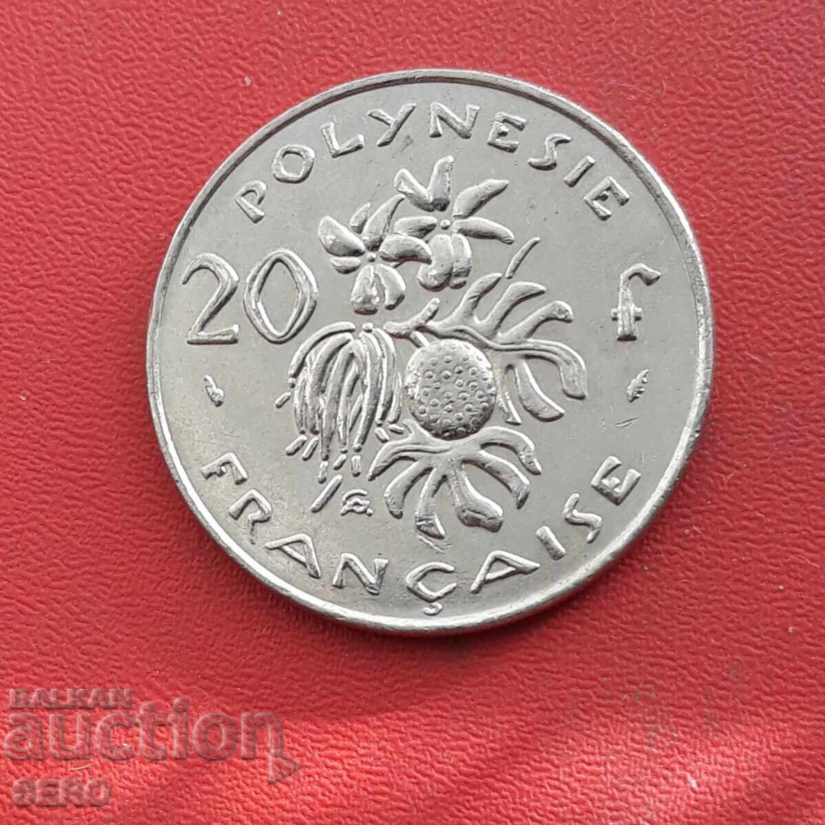 French Polynesia - 20 Francs 1984 French Polynesia - 20 Francs 1984