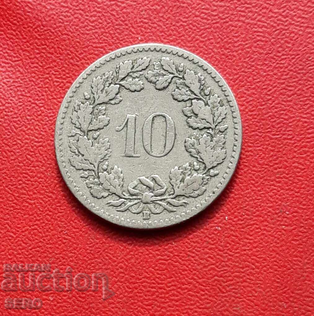 Switzerland - 10 Rappen 1907 Switzerland - 10 Rappen 1907