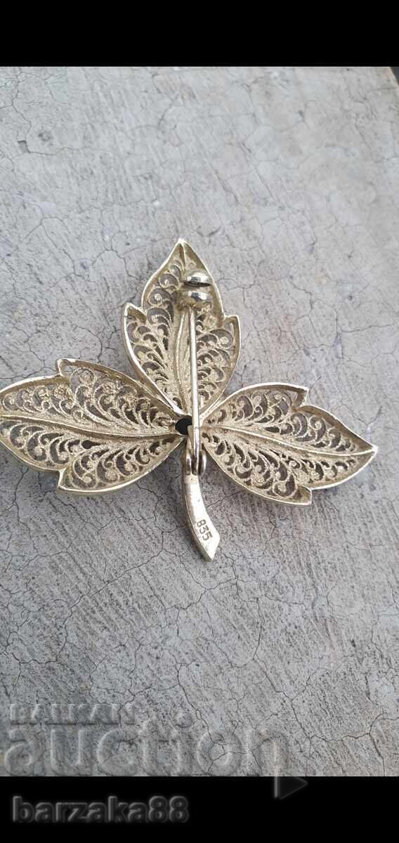 Сребърна брошка Филигран - 5 Сребърна брошка Филигран - 5