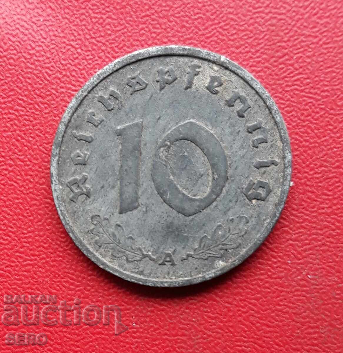 Germany - Third Reich - 10 Pfennig 1940 A - Berlin with price 0.71 BGN | € 0.36 Germany - Third Reich - 10 Pfennig 1940 A - Berlin with price 0.71 BGN | € 0.36