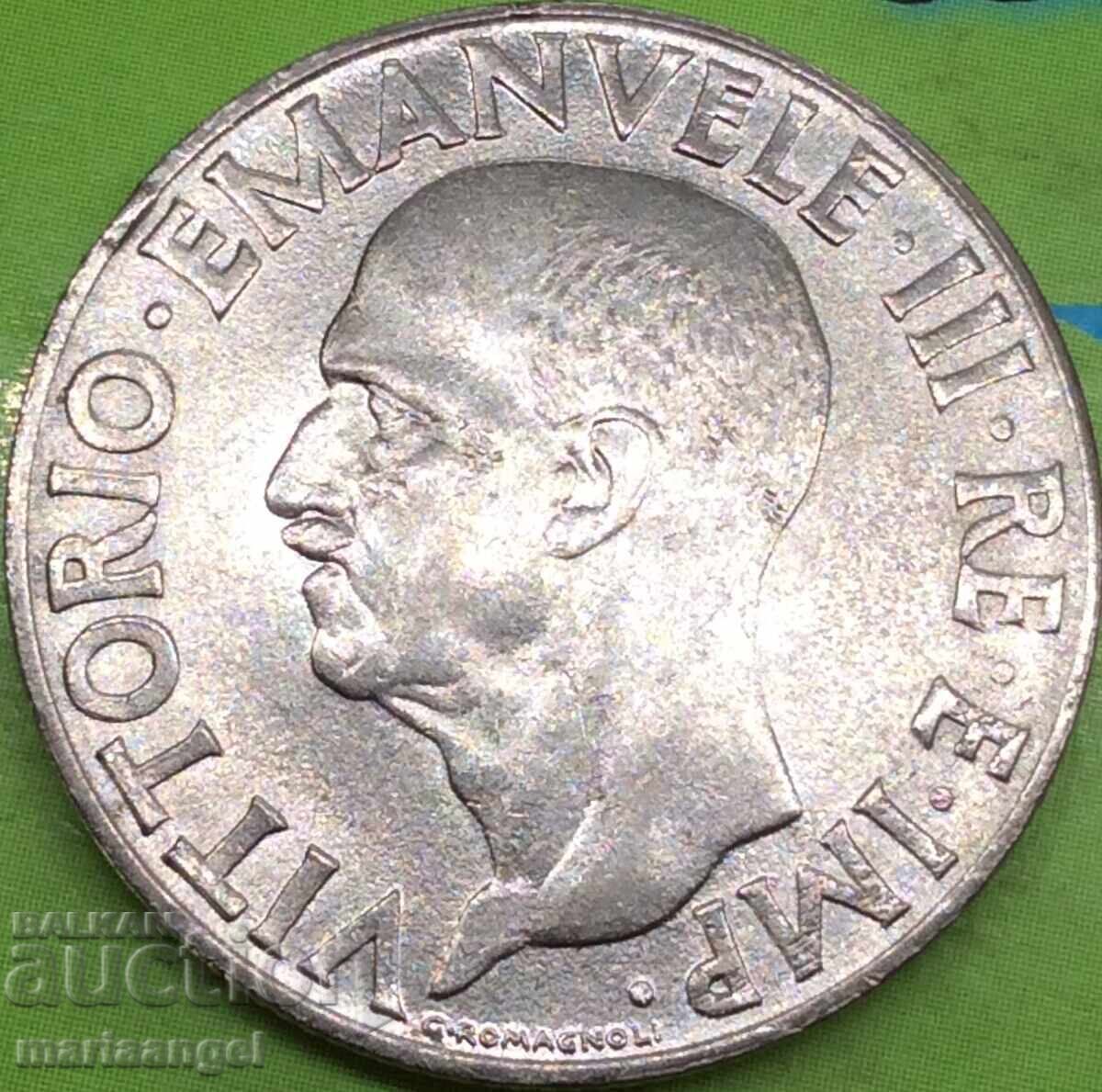 1 λίρα 1941 Ιταλία Β' ΠΠ χάλυβας με τιμή 4.00 BGN | € 2.05