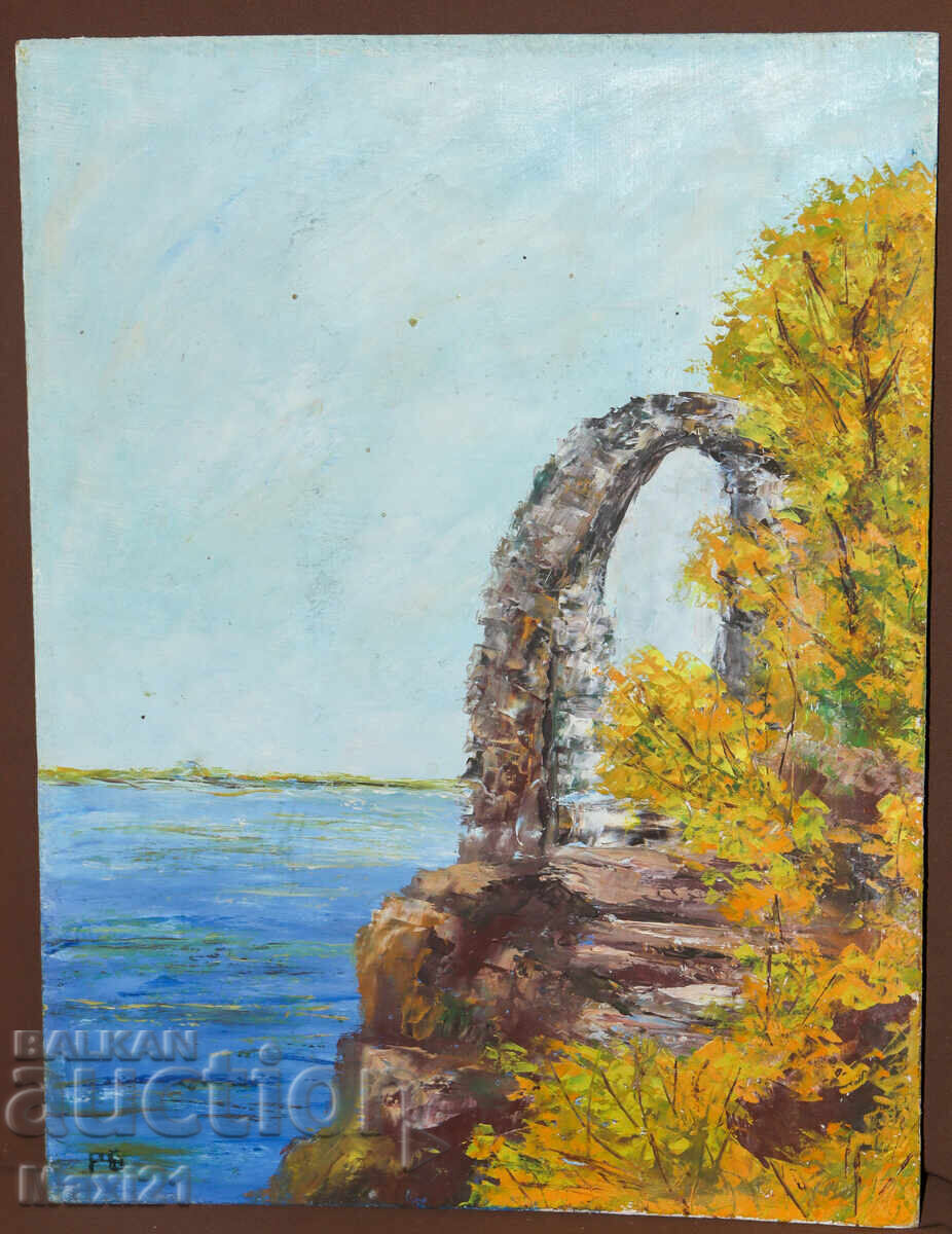 Oil painting beautiful seascape with price 200.00 BGN | € 102.26