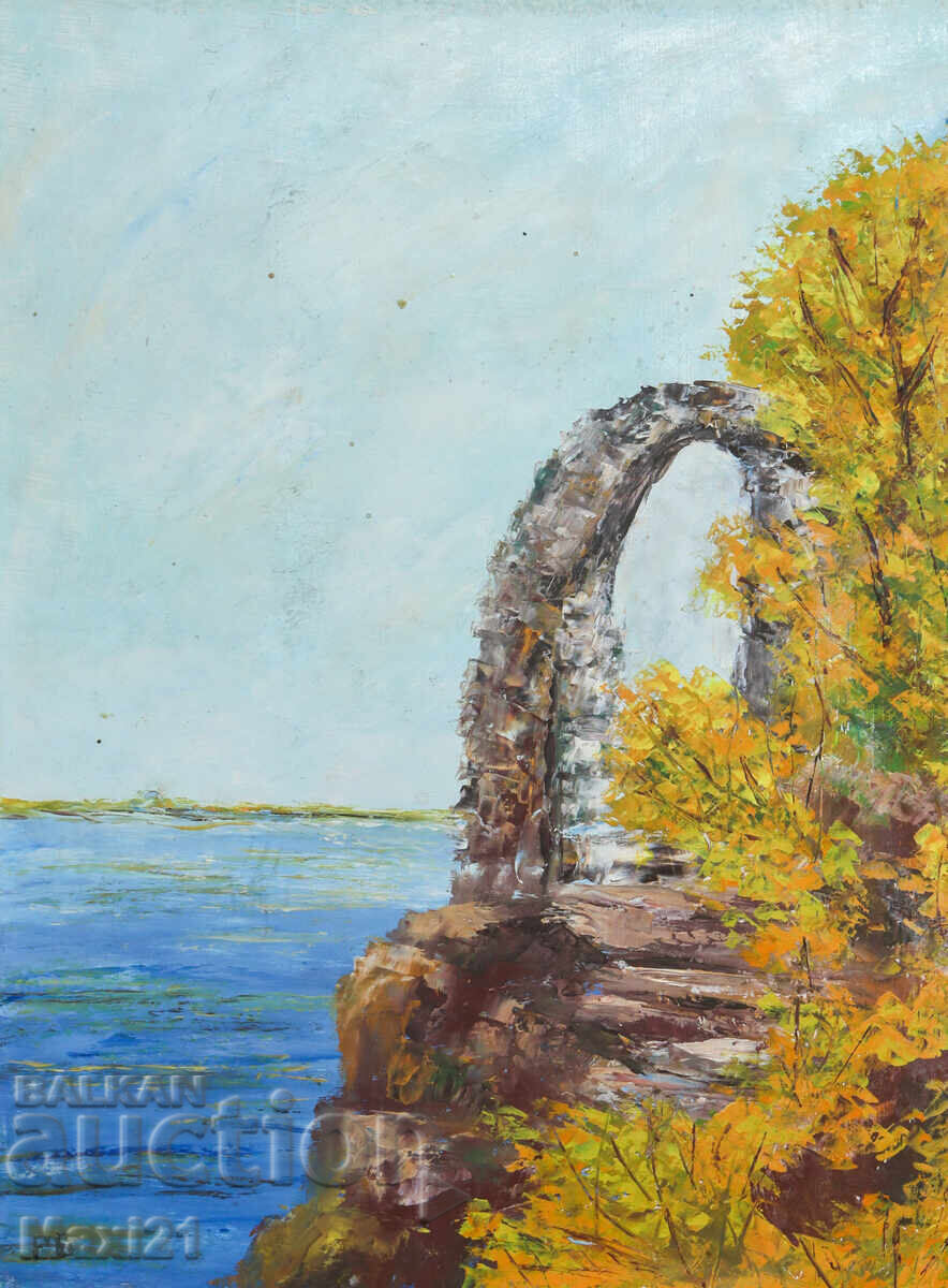 Auction  Oil painting beautiful seascape